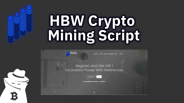 HBW Crypto Cloud Mining Script