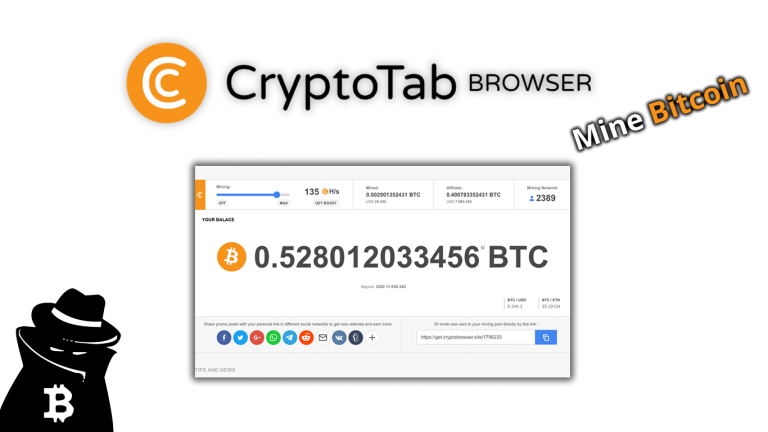 CryptoTab Browser – Fast Bitcoin Mining Now 2021