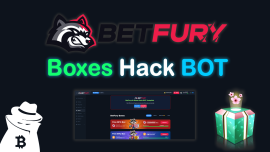 BetFury.io Boxes Hack BOT Autopilot 2022