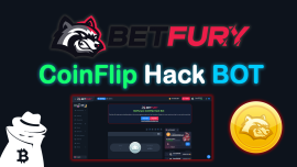 BetFury.io CoinFlip ðŸ¥¯ Hack BOT ðŸ¤– 2022